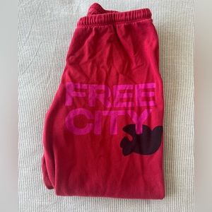 Free City sweatpants - RED